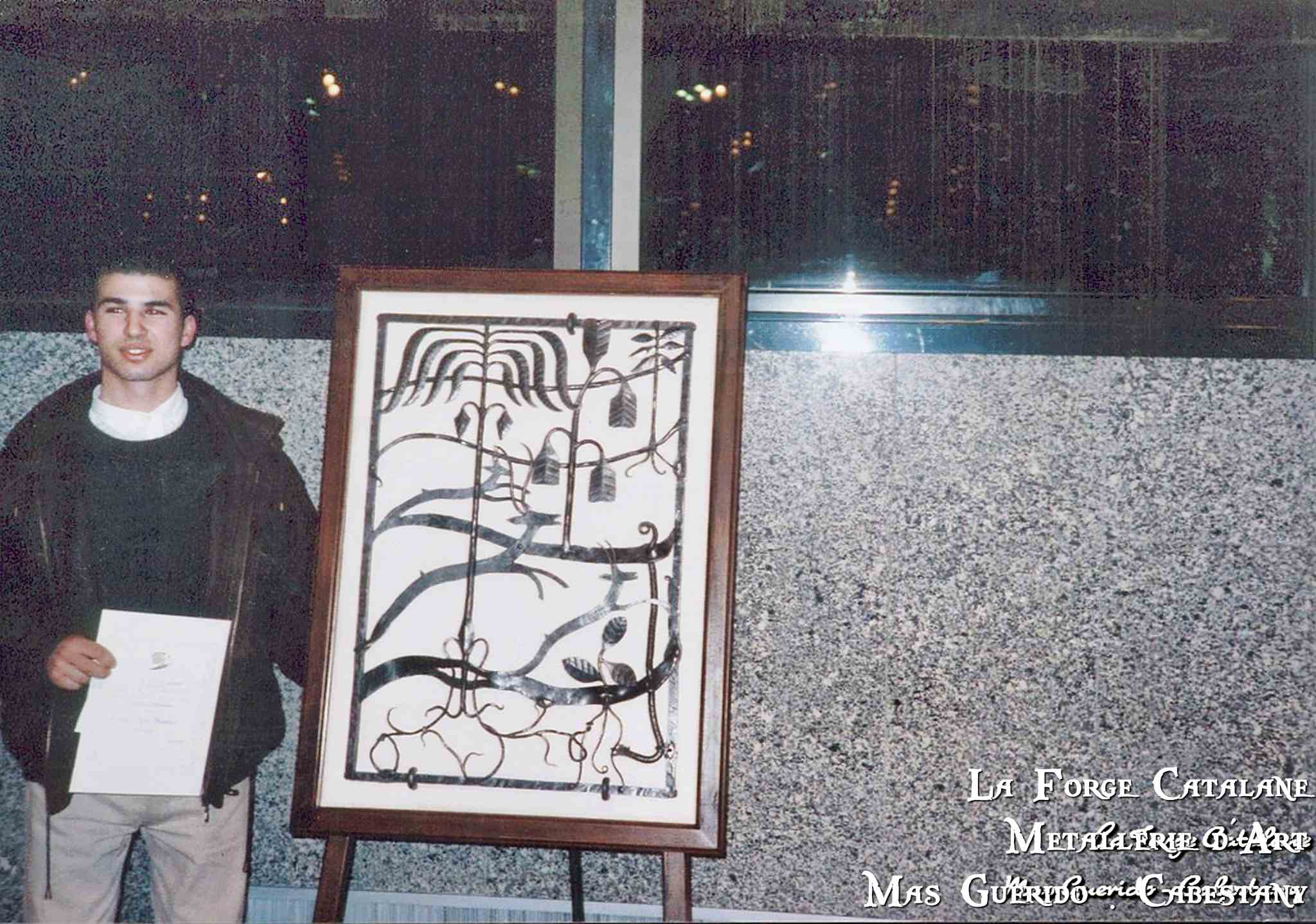 Concours des arts et metiers 1er prix 1997 forge catalane.jpg